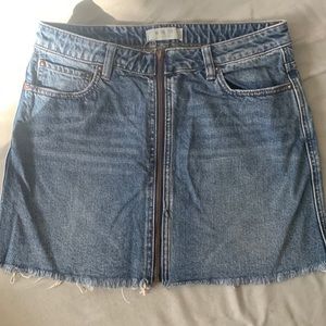 never worn We the Free denim mini skirt